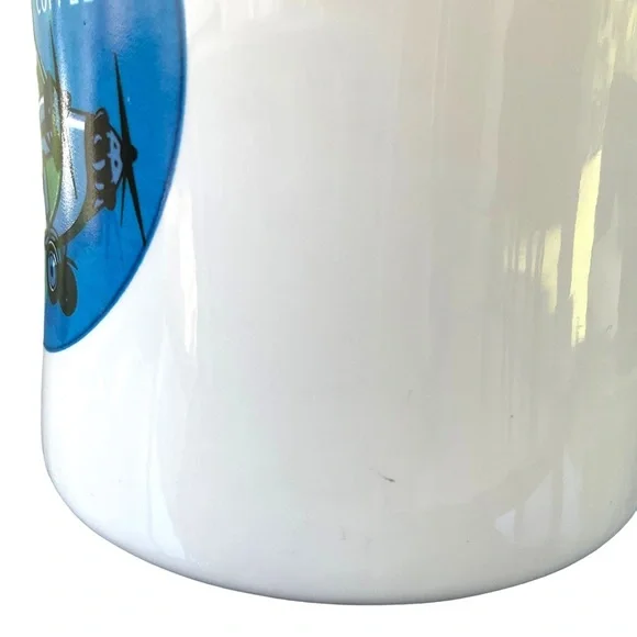 Starbucks Vintage 2001 Barista C'Mon Board Diner Style Coffee Mug Airplane - Picture 7 of 15